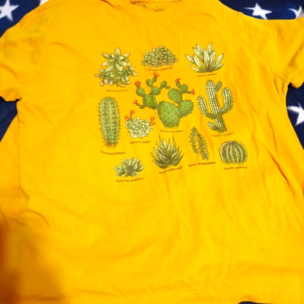 Yellow cactus shirt, xl Target